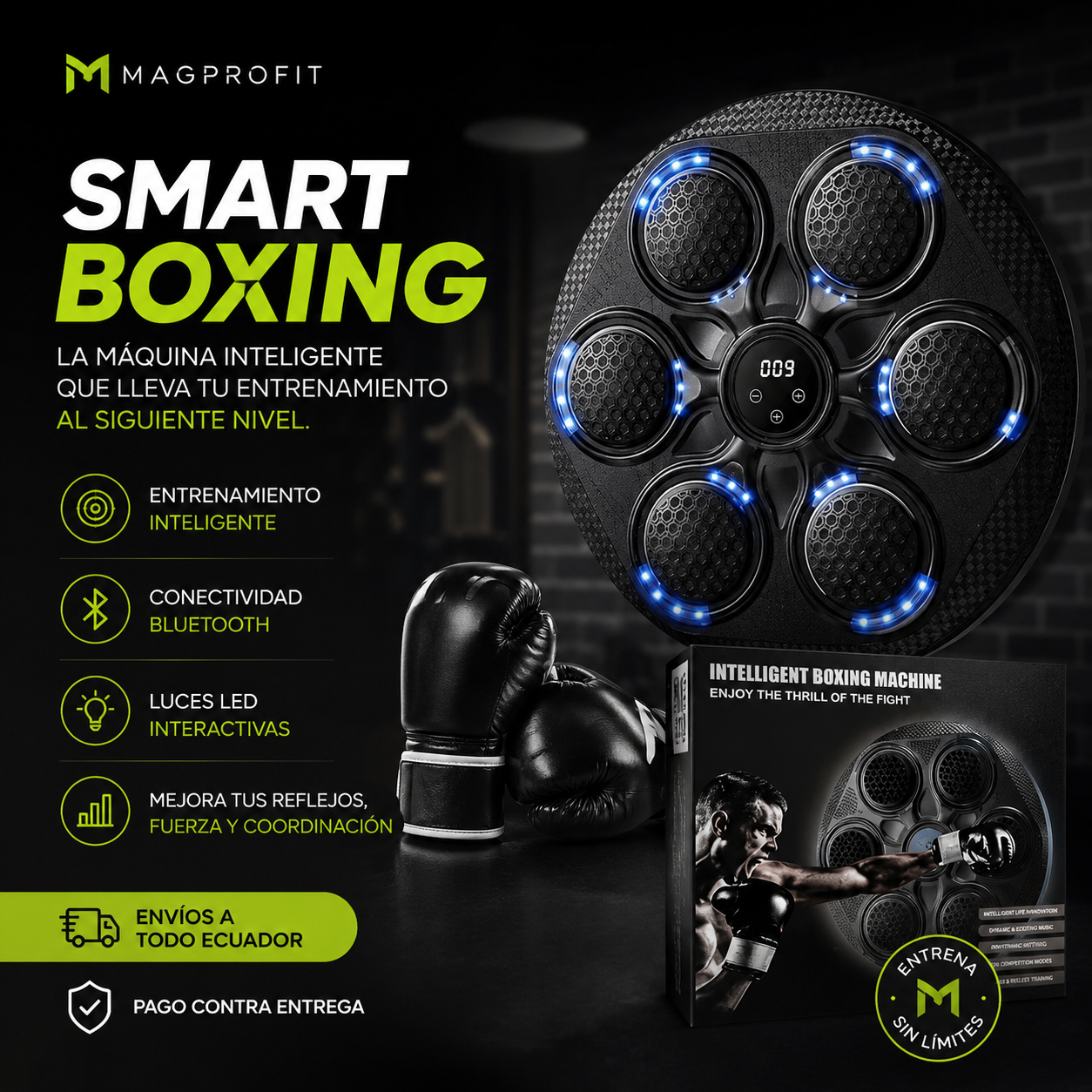 Smart Boxing Pro™️ | Entrena al ritmo de tu música