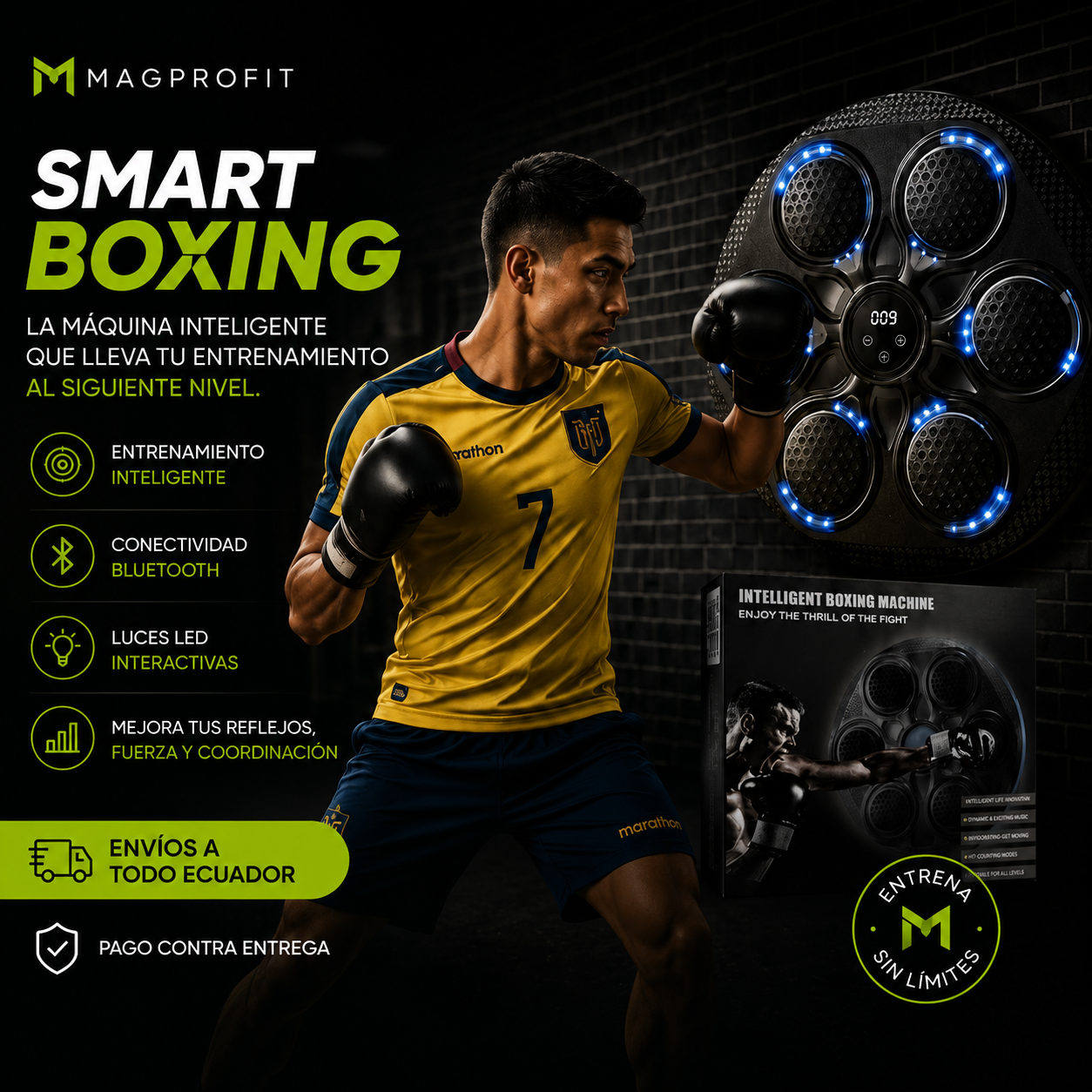 Smart Boxing Pro™️ | Entrena al ritmo de tu música